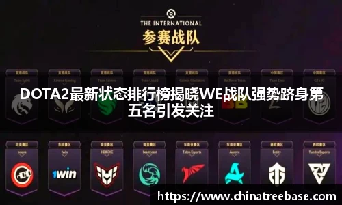 DOTA2最新状态排行榜揭晓WE战队强势跻身第五名引发关注
