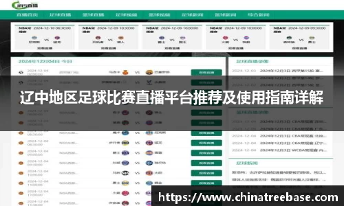 辽中地区足球比赛直播平台推荐及使用指南详解